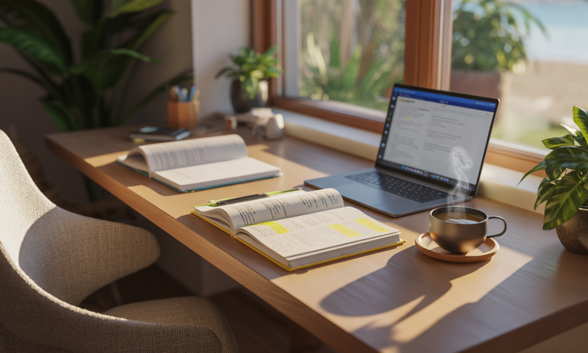 découvrez des méthodes simples et efficaces pour réviser pendant les vacances et assimiler vos connaissances sans stress.